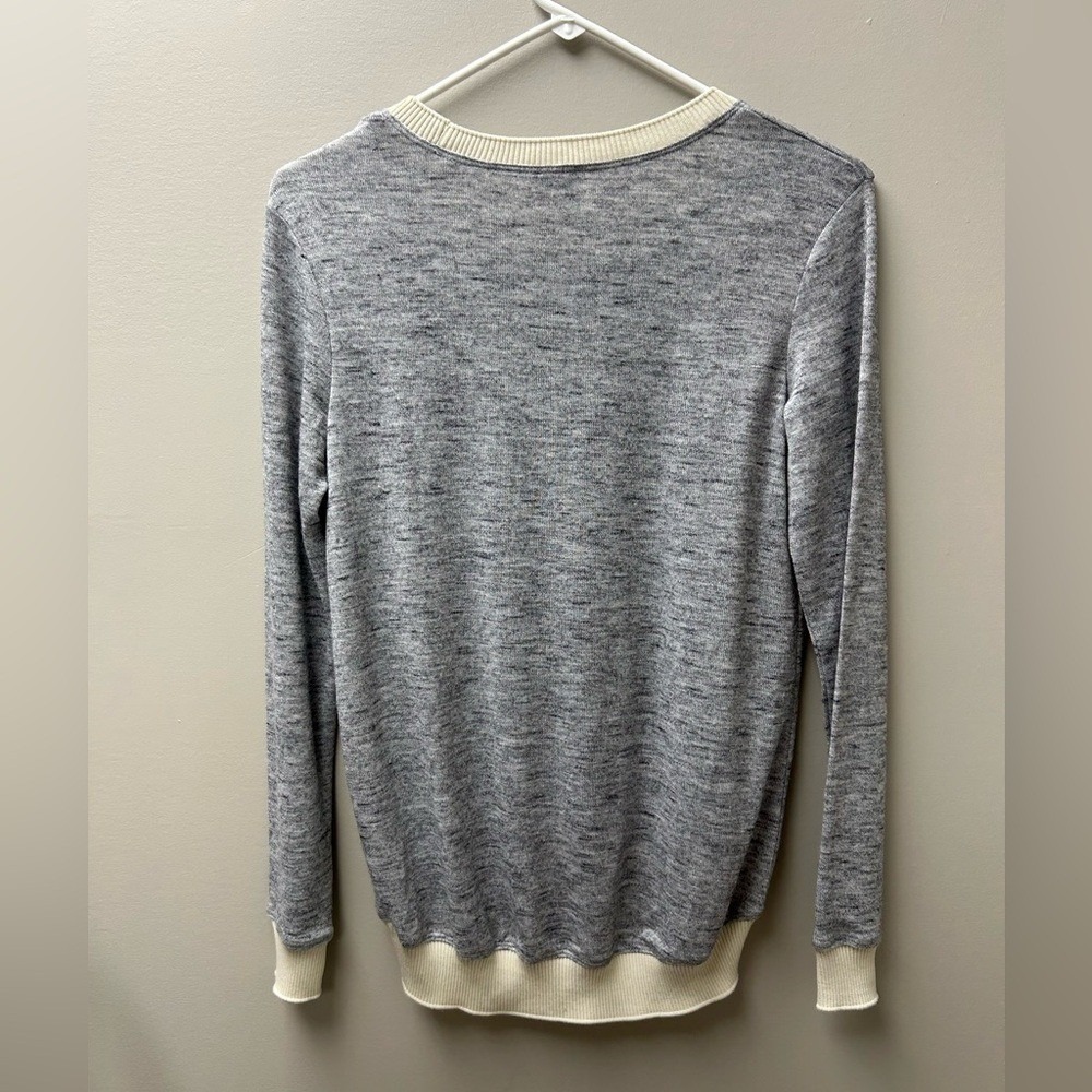 Wilfred Women's Light Grey Berri Pullover Size XXS Thin Sweater - Picture 2 of 4